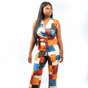 MINE'S Checkers Jumpsuit